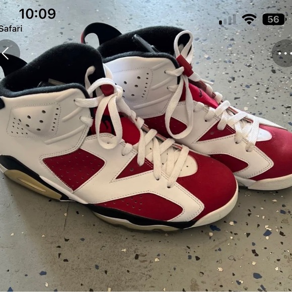 Men’s Jordan Carmine 6 Sneakers 2014 Release - Picture 2 of 3